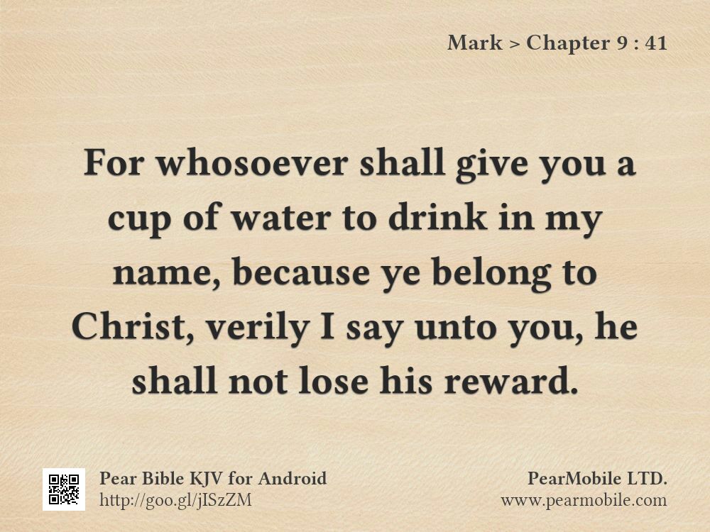 Mark, Chapter 9:41